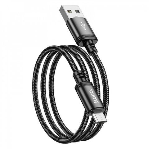 HOCO X89 Wind MicroUSB 1m Black 000204 фото
