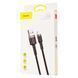 Кабель Baseus Cafule Cable Lightning 2.4A 1m Gray/Black (CALKLF-BG1) 000349 фото 2
