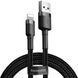 Кабель Baseus Cafule Cable Lightning 2.4A 1m Gray/Black (CALKLF-BG1) 000349 фото 1