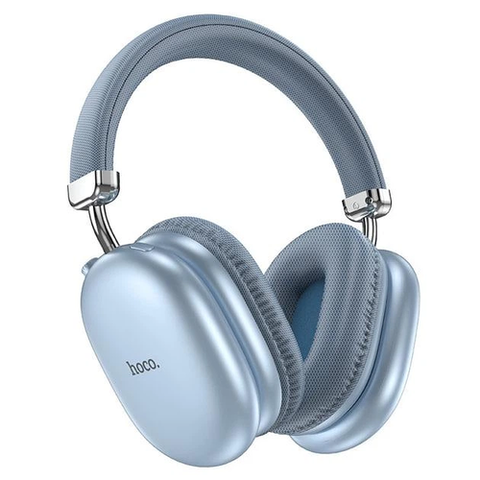 Навушники Big Bluetooth Hoco Apple AirPods W35 MAX blue 143711 фото