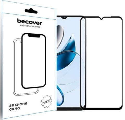 Захисне скло BeCover Oscal Tiger 10 Black (711578) 054009 фото