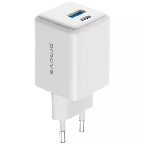 МЗП Proove Pocket GaN 30W (Type-C + USB) (white) WCPG30110002 143882 фото