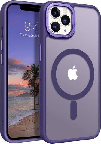 Чохол силіконовий Strong Magnetic Case iPhone 11 Pro Purple 079787 фото