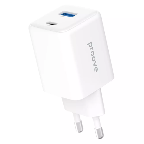 МЗП Proove Pocket GaN 45W (Type-C + USB) (white) WCPG45110002 143883 фото