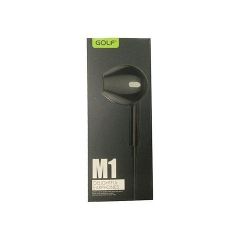 Навушники з мікрофоном Golf M1 Earpods Black 029754 фото